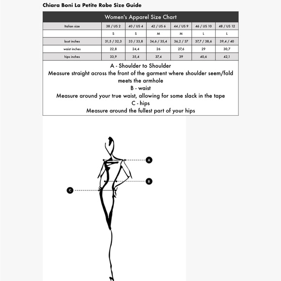 New Chiara Boni La Petite Robe Draped Faux Wrap Dress Size 40 IT / 4 US - Picture 9 of 11